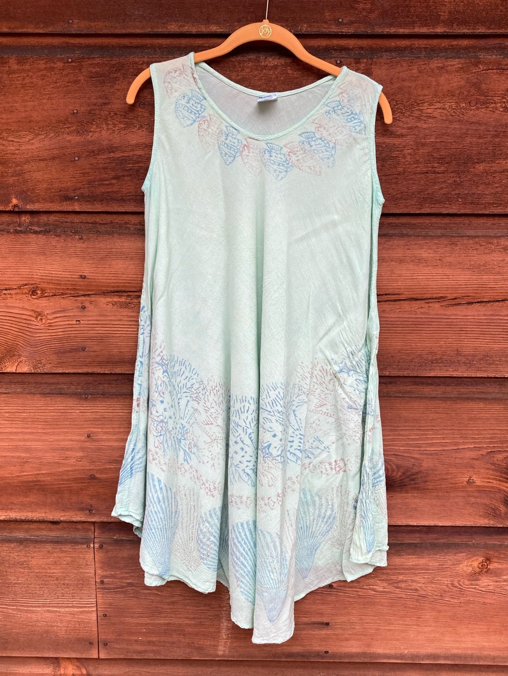Vintage Dress Summer Sheer Shoreline Brand